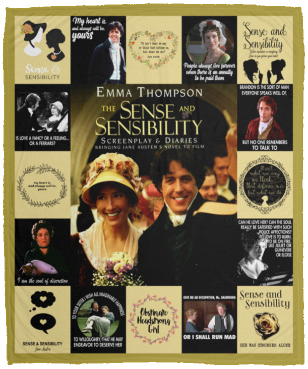 Sense And Sensibility Quilt, Sense And Sensibility Blanket For Fans Ver 1 - VPM Cozy Plush Fleece Blanket - 50x60