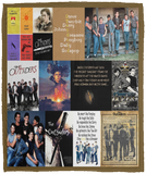 The Outsiders Blanket The Outsiders Quilt Fleece Sherpa Throw Blanket VPM Cozy Plush Fleece Blanket - 50x60