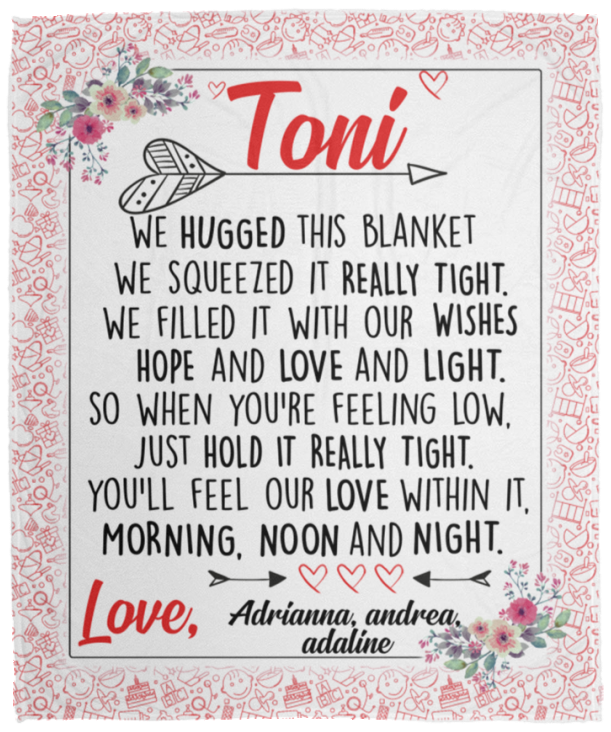 Adrianna, andrea,adaline - VPM Cozy Plush Fleece Blanket - 50x60