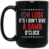 Funny Retired Gag Retirement Gifts Mug for Retirees Oh Look It's I Don't Give a Damn O'Clock - Cute Birthday Christmas Novelty Mug Gift, Retirement Gi 15oz