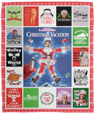 National Lampoons Christmas Blanket, Merry Christmas Fleece or Sherpa Blankets - VPM Cozy Plush Fleece Blanket - 50x60