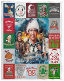 National Lampoon's Christmas Vacation Blanket Christmas Movie Fleece Blanket VPL Cozy Plush Fleece Blanket - 60x80