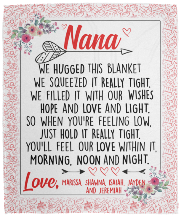 Marissa, Shawna, isaiah, jayden and jeremiah - VPM Cozy Plush Fleece Blanket - 50x60