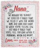Marissa, Shawna, isaiah, jayden and jeremiah - VPM Cozy Plush Fleece Blanket - 50x60