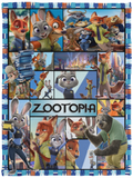 Zootopia Blanket, Zootopia Cartoon Movie Fleece, Sherpa Blanket VPS Cozy Plush Fleece Blanket - 30x40