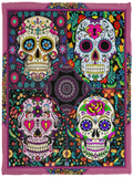 Sugar Skull - VPS Cozy Plush Fleece Blanket - 30x40