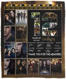 Twilight Blanket 12 Years Of Twilight Quilt Fleece Sherpa Throw Blanket - VPM Cozy Plush Fleece Blanket - 50x60