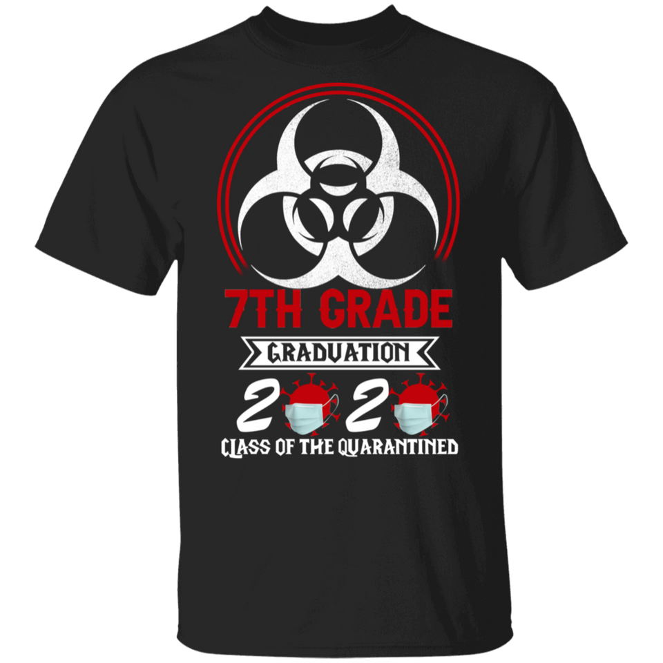 7th Grade Graduation 2020 Class of Quarantined Shirt T-Shirt for Boys