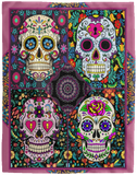 Christmas Blankets (Sugar Skull Blanket, Sugar Skull Quilt) - VPL Cozy Plush Fleece Blanket - 60x80