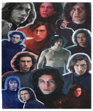 Adam Driver Kylo Ren Adam Sackler Blanket, Fleece, Sherpa Blankets VPM Cozy Plush Fleece Blanket - 50x60