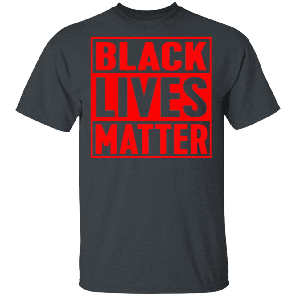 Black Lives Matter T-Shirt I Cant Breathe All Size (S-5XL) + Color  Red BLM - Mens