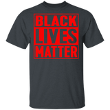 Black Lives Matter T-Shirt I Cant Breathe All Size (S-5XL) + Color  Red BLM - Mens