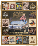 Smokey And The Bandits Blanket, Smokey And The Bandits Movie Fleece Blanket VPM Cozy Plush Fleece Blanket - 50x60