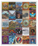 Grateful Dead Albums Quilt Blanket Fleece Sherpa Throw Blanket Quilt Blanket - VPM Cozy Plush Fleece Blanket - 50x60