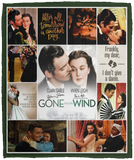 Gone With The Wind Blanket, Gone with the Wind (1939) Fleece, Sherpa Blanket VPM Cozy Plush Fleece Blanket - 50x60