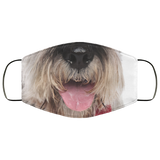 Funny 3D Miniature Schnauzer Dog Mom Dad Reusable Washable Face Mask Women Men