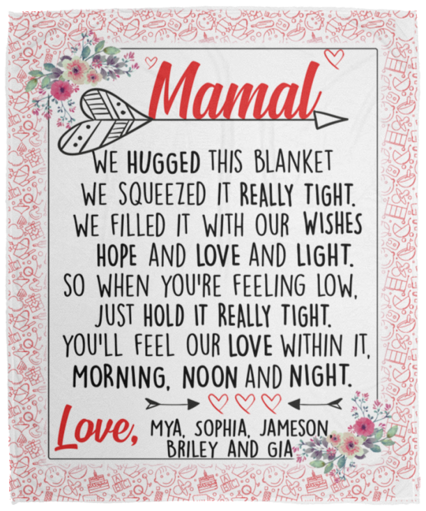 Mya, Sophia, Jameson, Briley and Gia - VPM Cozy Plush Fleece Blanket - 50x60