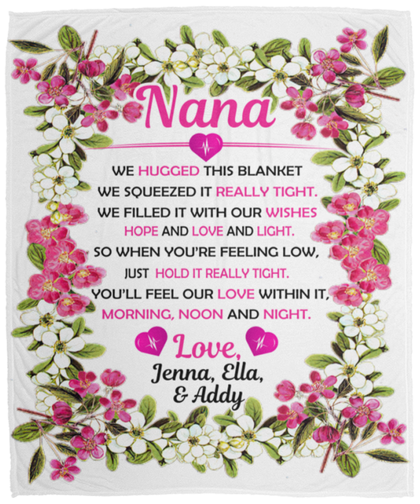Jenna, Ella - VPM Cozy Plush Fleece Blanket - 50x60