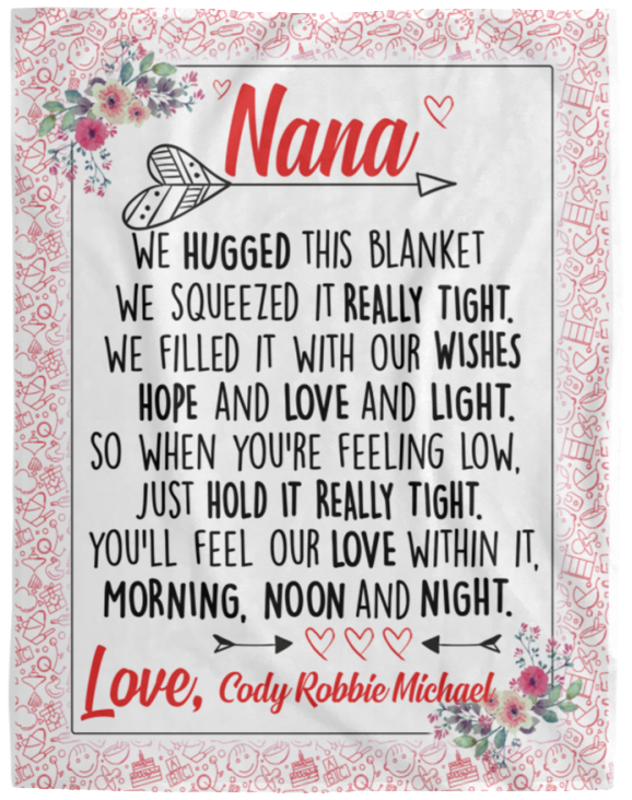 Cody Robbie Michael - VPL Cozy Plush Fleece Blanket - 60x80