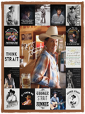 George Strait Blanket George Strait Quotes Fleece Sherpa Throw Blanket - VPS Cozy Plush Fleece Blanket - 30x40