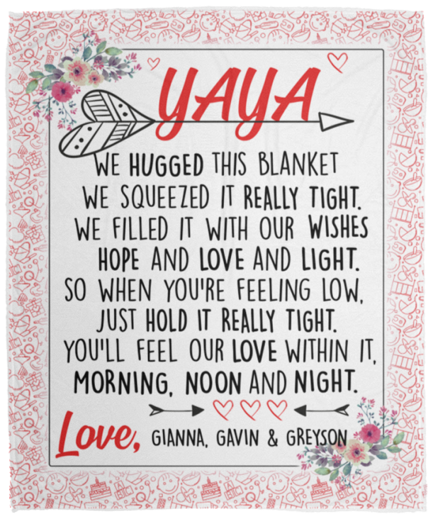 GIANNA, GAVIN, & GREYSON2 VPM Cozy Plush Fleece Blanket - 50x60