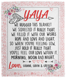 GIANNA, GAVIN, & GREYSON2 VPM Cozy Plush Fleece Blanket - 50x60