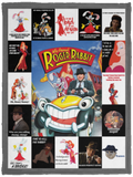 Who Framed Roger Rabbit Blanket, Roger Rabbit Fleece, Sherpa Blanket - VPS Cozy Plush Fleece Blanket - 30x40