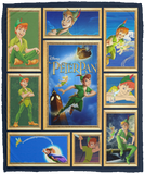 Peter Pan Blanket, Peter Pan 3D Album Quilt, Fleece, Sherpa Blanket VPM Cozy Plush Fleece Blanket - 50x60