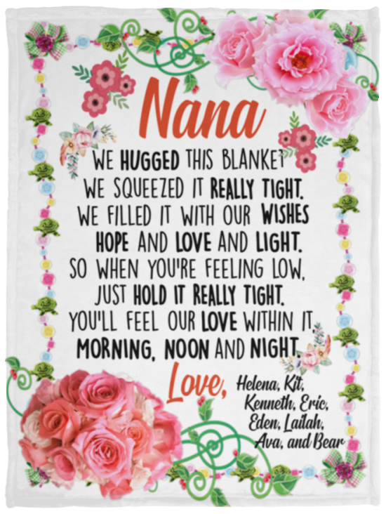 Helena, Kit, Kenneth, Eric, Eden, Lailah, Ava, and Bear - VPS Cozy Plush Fleece Blanket - 30x40