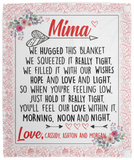 Cassidy, Ashton and Morgan - mima VPM Cozy Plush Fleece Blanket - 50x60
