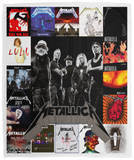Metallica Quilt Fleece Sherpa Throw Blanket for Bedroom Living Room Sofa VPM Cozy Plush Fleece Blanket - 50x60