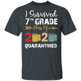 7th Grade Class of 2020 Quarantined Graduation I Survived 7th Grade Shirt