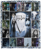 Corpse Bride Blanket, Tim Burton's Corpse Bride Fleece, Sherpa Blanket VPM Cozy Plush Fleece Blanket - 50x60