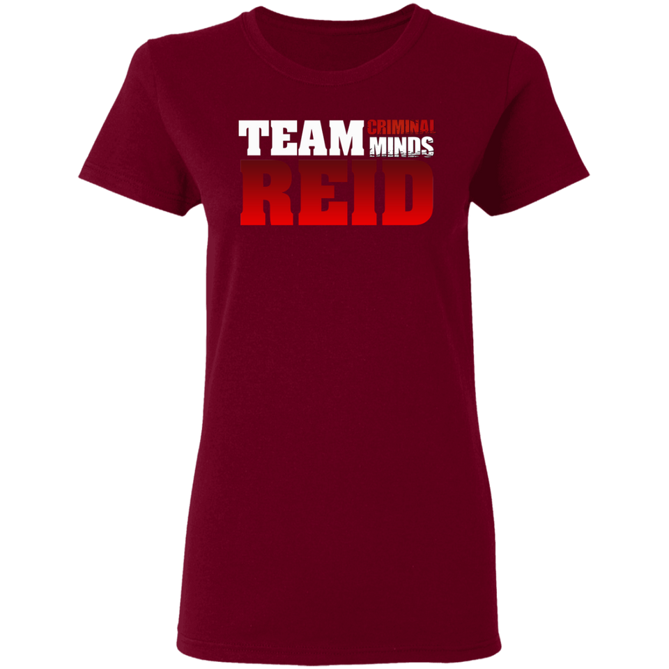 Team Reid Women's Dark Shirt T-Shirt G500L Ladies' 5.3 oz. T-Shirt
