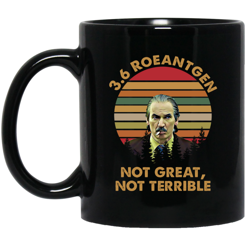 3.6 Roentgen Not Great Not Terrible Vintage Retro Coffee Mug 11oz Gift Anatoly Dyatlov Chernobyl, 3.6 Roentgen Not Great Not Terrible Mug