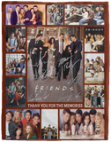Friends Blanket, Friends Tv Show Signature Actors Thank You for The Memories Best Gift Christmas Blanket - Version 1 - VPL Cozy Plush Fleece Blanket - 60x80