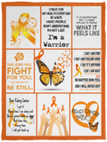 Kidney Cancer Awareness - VPS Cozy Plush Fleece Blanket - 30x40