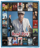 Brad Pitt Blanket, Sexiest Men In The World Fleece, Sherpa Blanket VPM Cozy Plush Fleece Blanket - 50x60