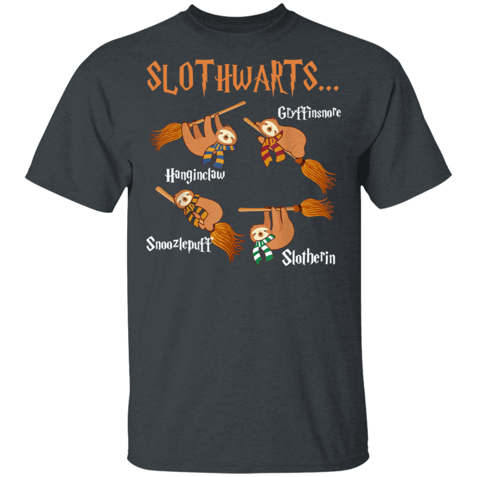 Harry Slothwarts T-Shirt, Harry Slothwarts Shirt Funny Birthday Gift Tshirt - G500 5.3 oz. T-Shirt