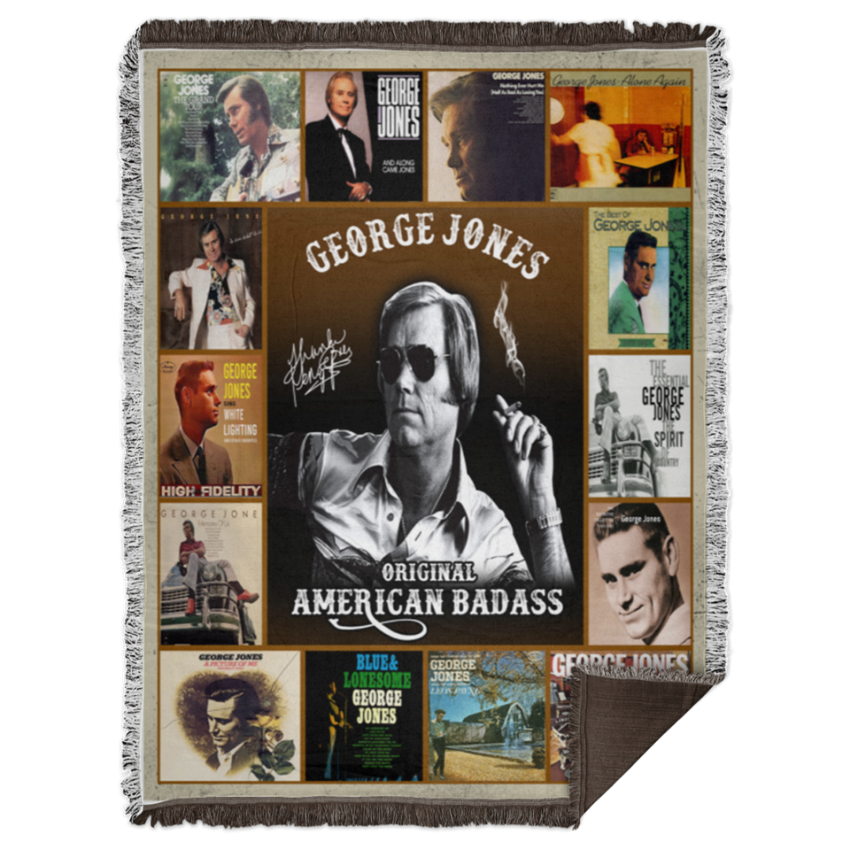 Best Of George Jones Blanket Fleece Sherpa Throw Blanket Quilt Blanket - WB68 Woven Blanket - 60x80