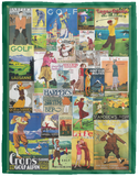 Golf Blanket - Golf Around The World - Best Gift for Golfer Blanket, Fleece or Sherpa Blankets Mother's Day, Father's Day, Christmas Birthday Present Blankets, Gift Idea Version 1 VPL Cozy Plush Fleece Blanket - 60x80