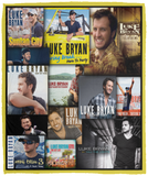 Luke Bryan Fleece Sherpa Throw Blanket Quilt for Bedroom Living Room - VPM Cozy Plush Fleece Blanket - 50x60