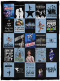 Newsies Blanket, Newsies musical Quilt, Newsies Broadway Fleece, Sherpa Blanket VPS Cozy Plush Fleece Blanket - 30x40