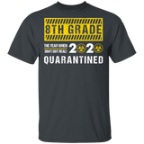 8th Grade 2020 The Year When Shit Got Real Quarantined Sign Men's T-Shirt