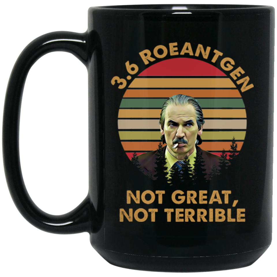 3.6 Roentgen Not Great Not Terrible Vintage Retro Coffee Mug 11oz Gift Anatoly Dyatlov Chernobyl, 3.6 Roentgen Not Great Not Terrible Mug