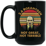 3.6 Roentgen Not Great Not Terrible Vintage Retro Coffee Mug 11oz Gift Anatoly Dyatlov Chernobyl, 3.6 Roentgen Not Great Not Terrible Mug