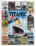 Titanic Blanket Titanic - White Star Line Fleece Sherpa Blanket Gift Idea VPL Cozy Plush Fleece Blanket - 60x80