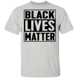 Black Lives Matter T-Shirt I Cant Breathe All Size (S-5XL) + Color  Black BLM - Mens