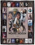 Michael Jackson Blanket Michael Jackson For Fans Fleece Sherpa VPL Cozy Plush Fleece Blanket - 60x80