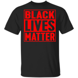 Black Lives Matter T-Shirt I Cant Breathe All Size (S-5XL) + Color  Red BLM - Mens